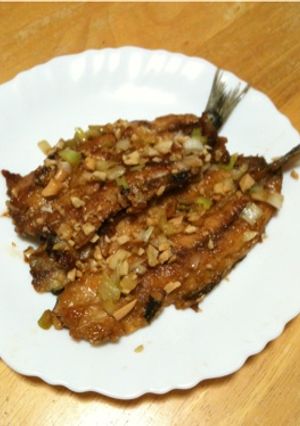 夏おすすめ！いわし蒲焼きニンニク風味-レシピのメイン写真