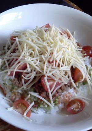 夏野菜のタコライスver.山形-レシピのメイン写真