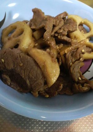 牛肉と蓮根のきんぴら♪-レシピのメイン写真