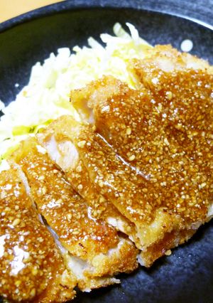 やわらかロースカツ☆ごまとんかつソース-レシピのメイン写真
