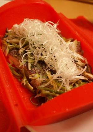 野菜たっぷり☆ふっくら真鯛のルクエ蒸し-レシピのメイン写真