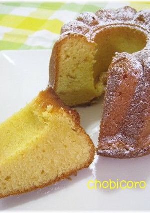 柚子茶のバターケーキ*クグロフ型で-レシピのメイン写真
