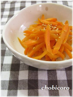 白だしで作る☆にんじんだけのきんぴら-レシピのメイン写真