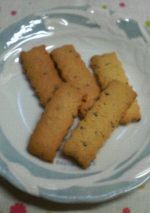 おからパウダーで☆サクサク胡麻クッキー♪-レシピのメイン写真