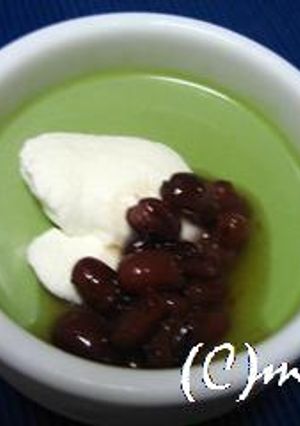 抹茶豆乳プリン-レシピのメイン写真