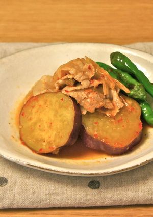 さつまいものキムチ煮-レシピのメイン写真