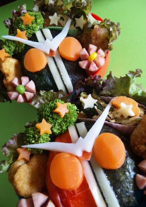 仮面ライダーダブル ★キャラ弁-レシピのメイン写真