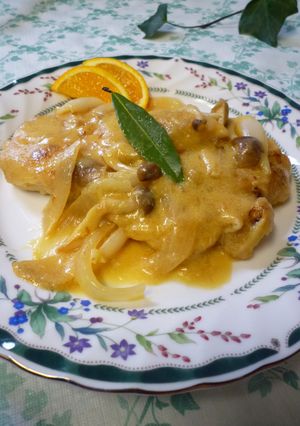 鶏胸肉のまろやか豆乳オレンジ煮-レシピのメイン写真