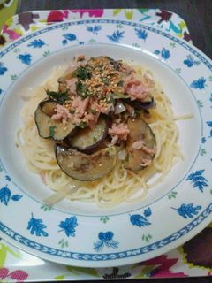 ナスとツナの冷製パスタ-レシピのメイン写真