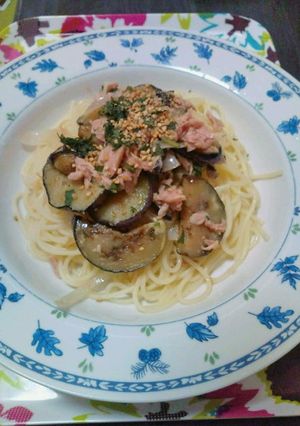 ナスとツナの冷製パスタ-レシピのメイン写真