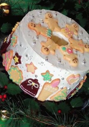 我が家定番～バナナシフォン☆Ｘｍａｓバージョンで…-レシピのメイン写真