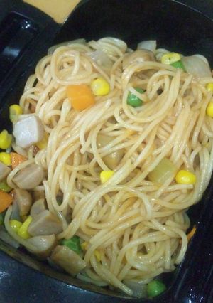 ルクエで簡単♪お弁当ナポリタン-レシピのメイン写真