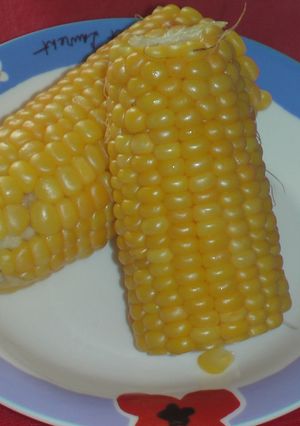 レンジでトウモロコシ-レシピのメイン写真