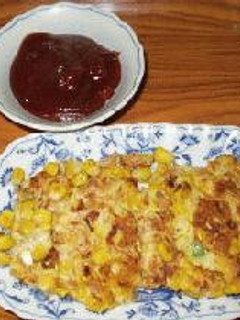 桜えびとコーン焼き-レシピのメイン写真