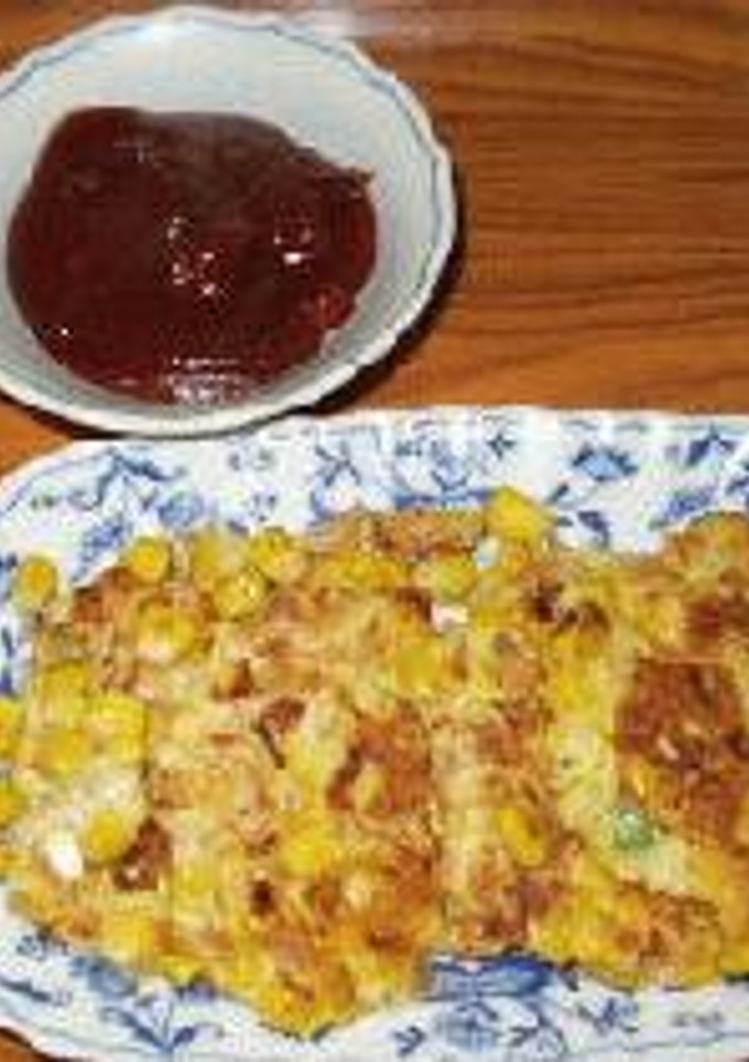 桜えびとコーン焼き-レシピのメイン写真