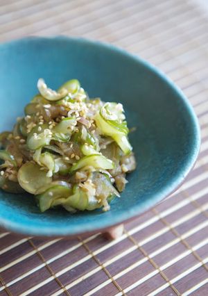 夏野菜の生しば漬-レシピのメイン写真