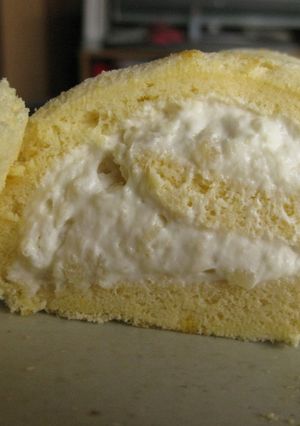 バナナロールケーキ-レシピのメイン写真