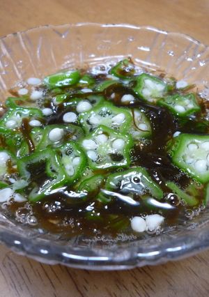 『ねばつるっ』酢の物☆オクラともずく-レシピのメイン写真