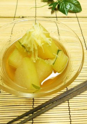 夏だから冷たい冬瓜煮（*^_^*）-レシピのメイン写真