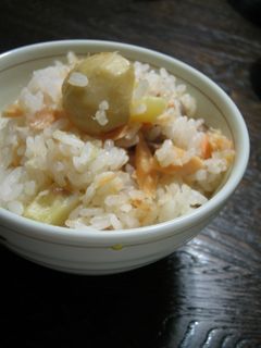 栗と鮭味噌漬けの炊き込みご飯☆-レシピのメイン写真
