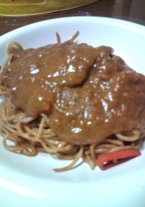余ったカレーで。カレー焼きそば。-レシピのメイン写真