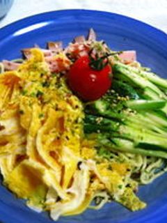 冷やし中華にマヨネーズをかけよう~☆彡-レシピのメイン写真
