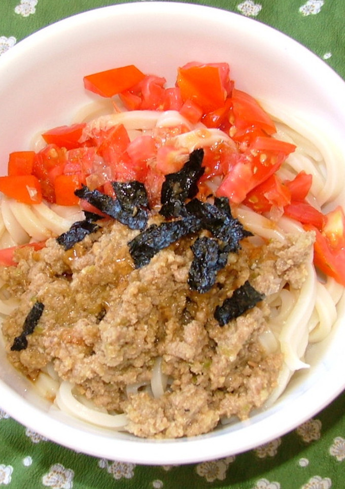 アメリカ　夏の冷やしうどん-レシピのメイン写真