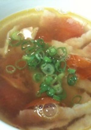 プチトマトとベーコンのスープ-レシピのメイン写真