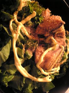 鯖の缶詰とレタスの焼肉のタレマヨサラダ-レシピのメイン写真