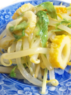 お手軽簡単☆ちくわともやしの和風和え-レシピのメイン写真