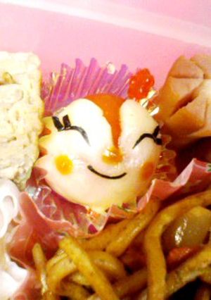 キャラ弁 ミニトマトでドキンちゃん-レシピのメイン写真