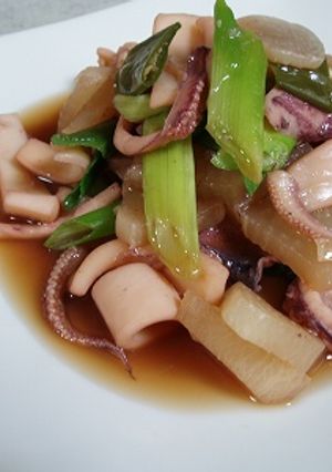 大根とイカの韓国味-レシピのメイン写真