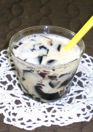 アガーで飲めちゃうコーヒーゼリー♪-レシピのメイン写真
