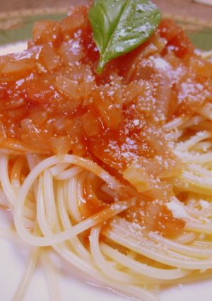 おどろきの感激簡単なトマト冷製パスタ-レシピのメイン写真