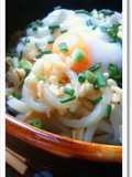 ＊冷凍うどんでぶっかけうどん＊