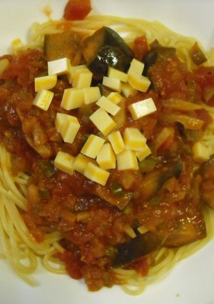 食べるソースのトマトパスタ-レシピのメイン写真