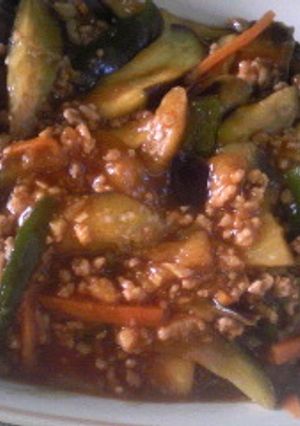 ひき肉たっぷり麻婆茄子-レシピのメイン写真
