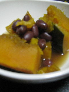 水煮缶で簡単♪かぼちゃのあずき煮-レシピのメイン写真