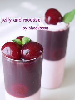 巨峰(葡萄)のゼリー&ムースケーキ-レシピのメイン写真