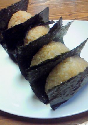 うちの定番人気の焼きおにぎり〜！-レシピのメイン写真
