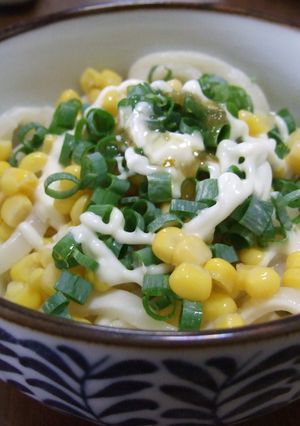 簡単サラダうどん　ユズリッチかけ☆-レシピのメイン写真