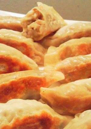 残りカレーのチーズ餃子-レシピのメイン写真