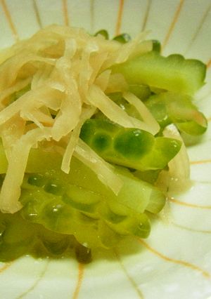 ゴーヤの甘酢生姜漬-レシピのメイン写真