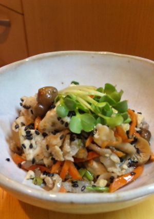 残り物でOK! 炒り豆腐-レシピのメイン写真