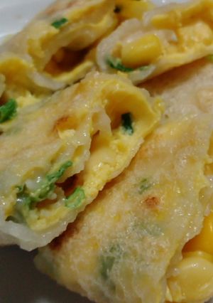 卵×粉で朝ごはん　台湾の蛋餅風-レシピのメイン写真