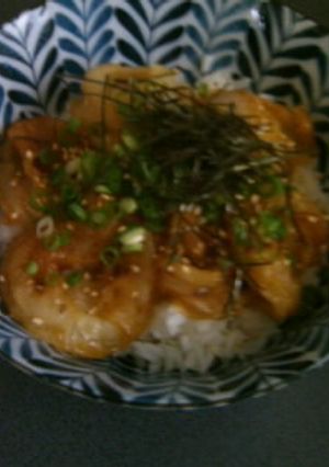 天ぷらアレンジ☆ﾊﾞﾀｰ醤油丼(^O^)-レシピのメイン写真