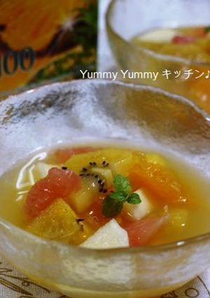 手軽にジュースでお子さまマチェドニア♪-レシピのメイン写真