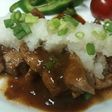 ヘルシー、豚ヒレ肉の梅醤油焼き♪