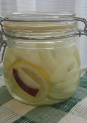 簡単☆たまねぎのらっきょう酢漬け-レシピのメイン写真