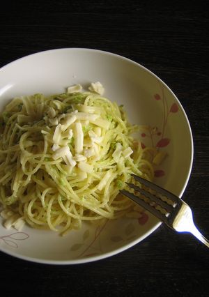 かぐらなんばんで☆ジェノベーゼ風パスタ-レシピのメイン写真